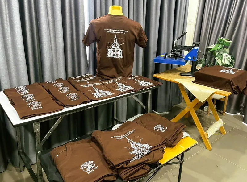 ผลงานสกรีนเสื้อ DTF เสื้องานบุญ (เสื้องานอีเวนต์)