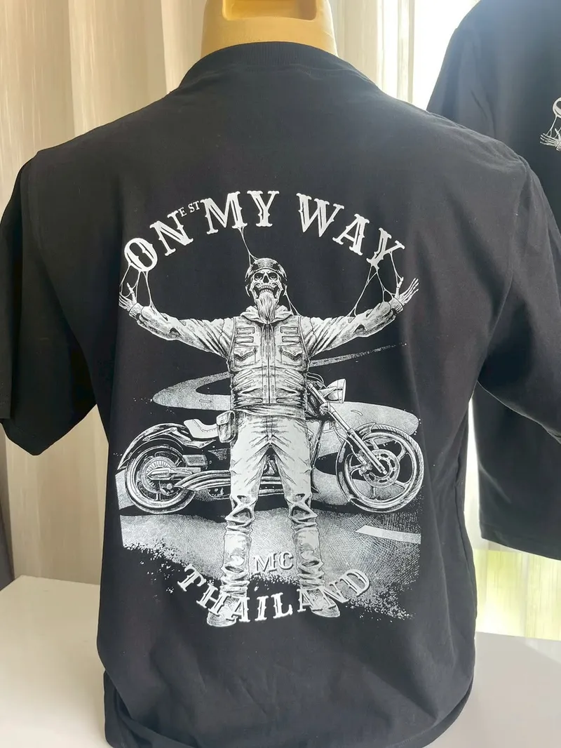 ผลงานสกรีนเสื้อ DTF On My Way MC