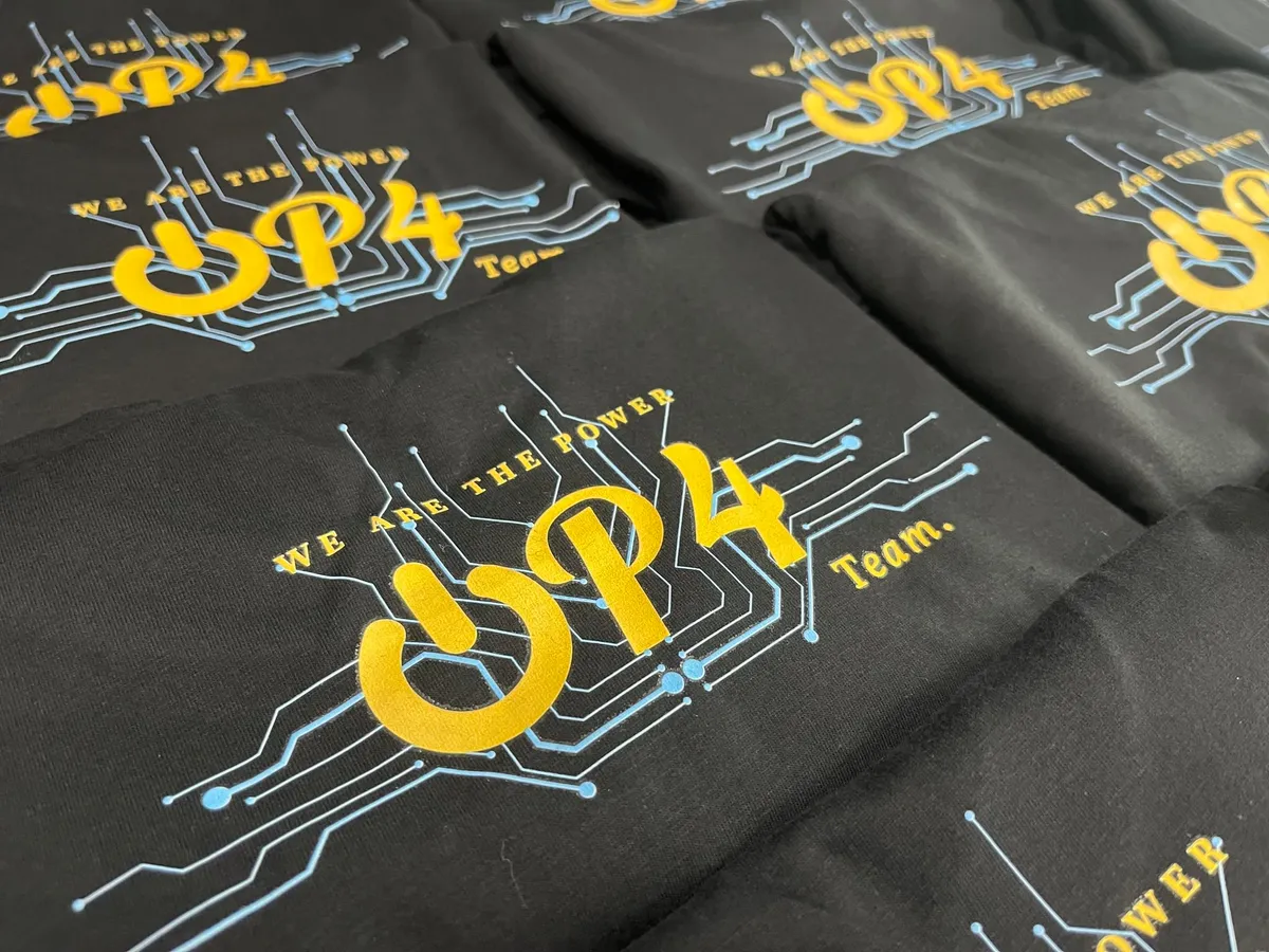 ผลงานสกรีนเสื้อ DTF OP4 Team